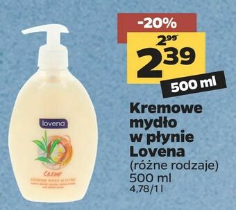 Netto Kremowe mydło w płynie Lovena oferta