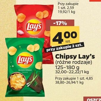 Netto Chipsy Lay's oferta