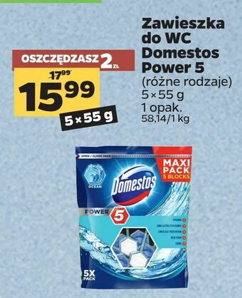Netto Zawieszka do WC Domestos Power 5 oferta
