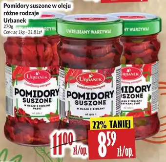 Hala Wola Urbanek pomidory suszone w oleju 270 g oferta