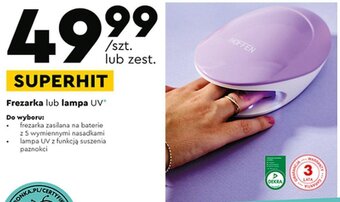 Biedronka HOFFEN frezarka lub lampa UV oferta