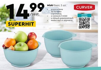 Biedronka Curver miski basic 3szt. oferta