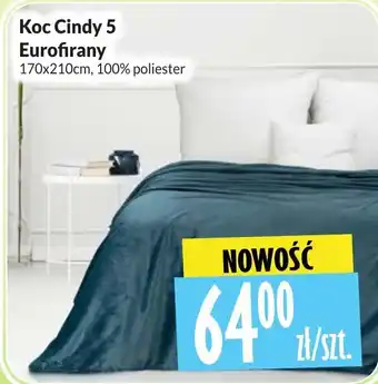 Hala Wola Eurofirany Koc Cindy 5 170x210 cm, 100% poliester oferta