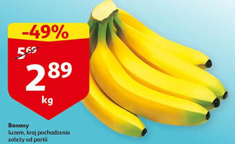 Auchan Banany 1 kg oferta