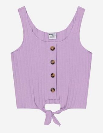 Takko Fashion Dziewczynki krótki top - wiązanie oferta