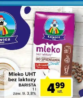 Lidl Mleko bez laktozy do spienienia oferta