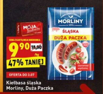 Biedronka Kiełbasa śląska Morliny 1kg oferta