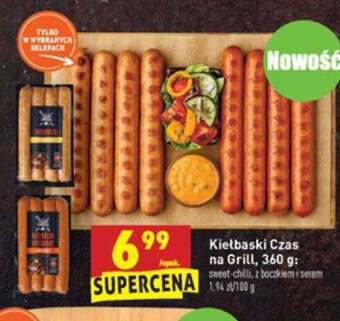 Biedronka Kiełbaski Czas na grill 360g oferta