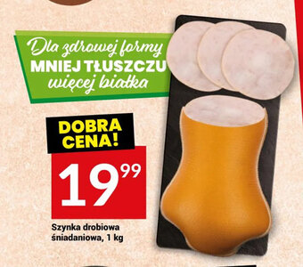 Twój Market Szynka drobiowa śniadaniowa 1 kg oferta