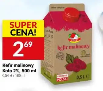 Twój Market Kefir malinowy Koło 2 % 500 ml oferta