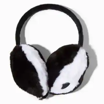 Claire's Black & white yin yang earmuffs oferta