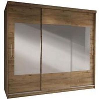 Merkury Market Szafa sino iii 260 cm dąb lefkas ciemny oferta