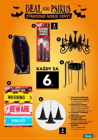 Dealz Świecznik pająk oferta