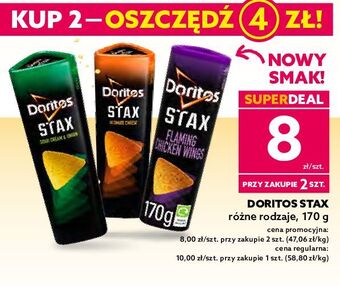 Dealz Chipsy ultimate cheese doritos stax oferta
