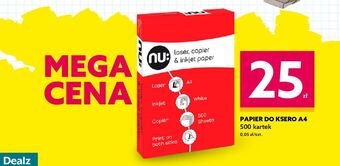Dealz Papier do drukarki nu: oferta