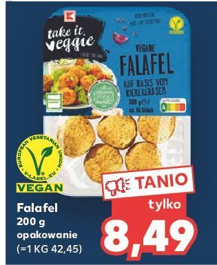 Kaufland Falafel k-classic takie it veggie oferta