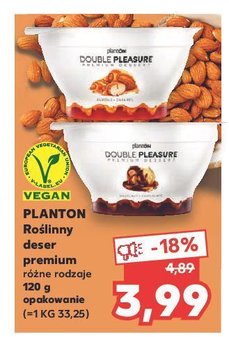 Kaufland Deser almond & caramel planton double pleasure oferta
