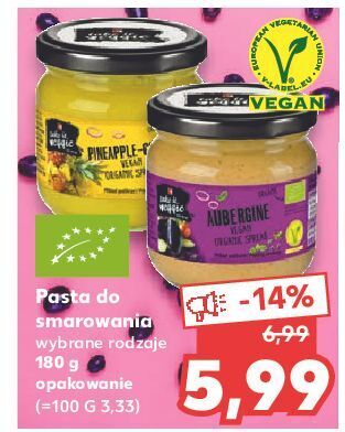Kaufland Pasta aubergine k-take it veggie oferta