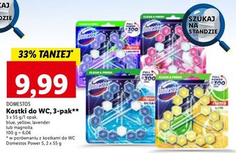 Lidl Kostka do wc ocean domestos power5 oferta