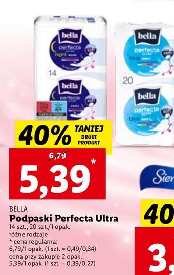 Lidl Podpaski bella perfecta ultra blue oferta