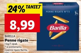Lidl Makaron penne rigate barilla oferta