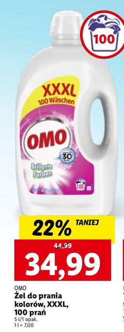 Lidl Płyn do prania kolorów omo oferta