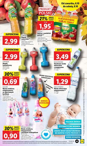 Lidl Nektar jabłkowy solevita oferta