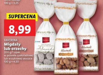 Lidl Migdały w czekoladzie favorina oferta