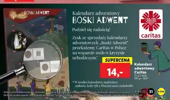 Kalendarz adwentowy boski adwent