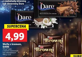 Lidl Wafelek z kremem czekolady mlecznej eti dare oferta