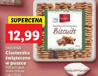 Lidl Ciasteczka świąteczne favorina oferta