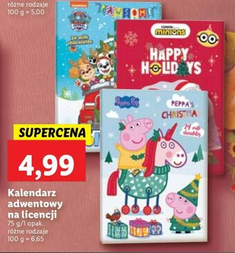 Lidl Kalendarz adwentowy psi patrol oferta