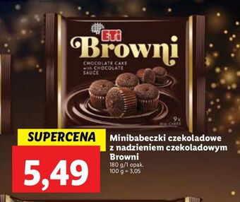 Lidl Babeczki brownie z czekoladą eti oferta