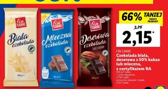Czekolada biała fin carre