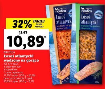 Lidl Łosoś atlantycki wędzony z koprem nautica schwartz oferta