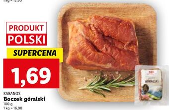 Lidl Boczek góralski kabanos oferta