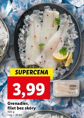 Lidl Grenadier filet bez skóry oferta