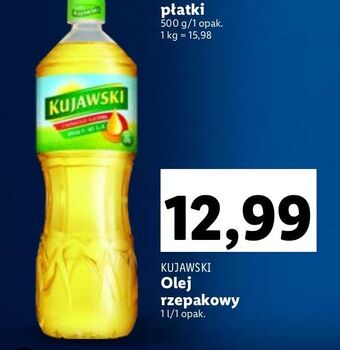 Lidl Olej rzepakowy kujawski oferta