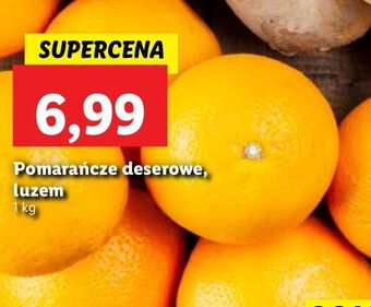 Lidl Pomarańcze deserowe oferta