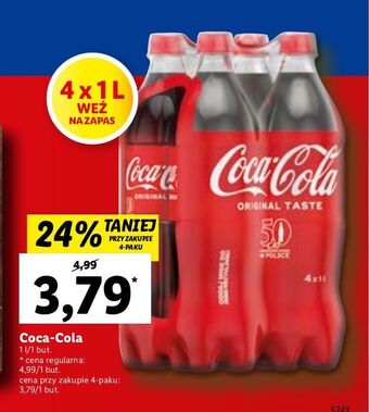 Lidl Napój coca-cola oferta