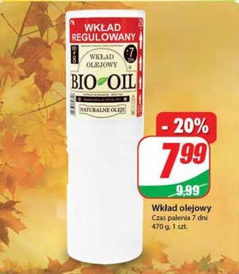 Dino Wkład olejowy 7 dni bio oil oferta