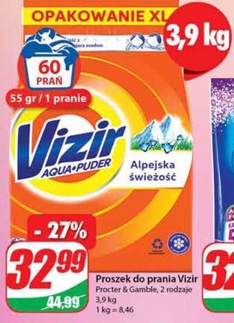 Dino Proszek do prania alpejska świeżość vizir aqua puder oferta