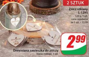 Dino Zawieszka do zniczy drewniana oferta