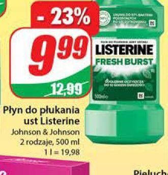 Dino Płyn do płukania ust listerine fresh burst oferta