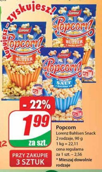 Dino Popcorn butter lorenz oferta