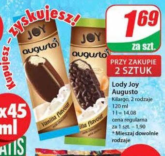 Dino Lód vanilla flavour w polewie czekoladowej z orzechami augusto joy oferta