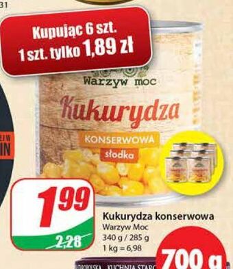 Dino Kukurydza konserwowa warzyw moc oferta