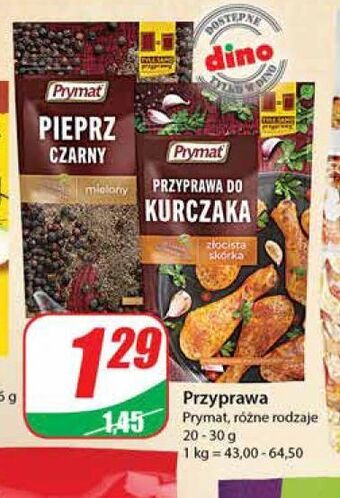 Dino Pieprz czarny mielony prymat oferta