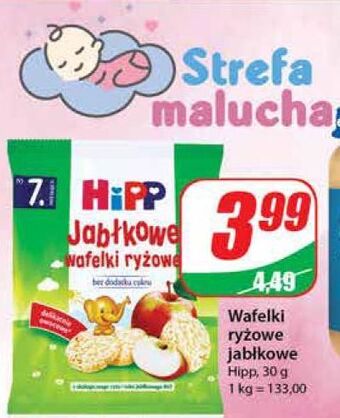 Dino Wafelki ryżowe jabłkowe hipp oferta