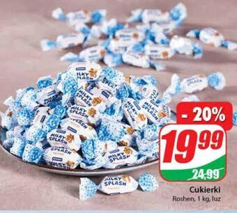 Dino Cukierki milky splash roshen oferta